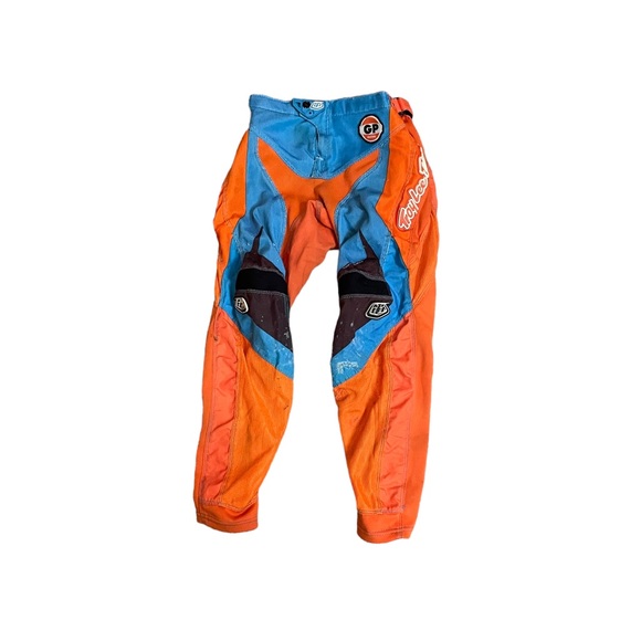 TROY LEE DESIGNS YOUTH GP PANTS ORANGE MOTOCROSS DIRT BIKE MX Size 28/XL - Picture 3 of 16